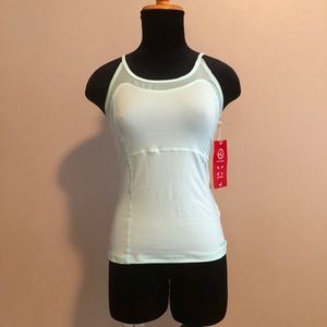 NWT Hollister Blue Green Seafoam Mint Active Sport Workout Tank